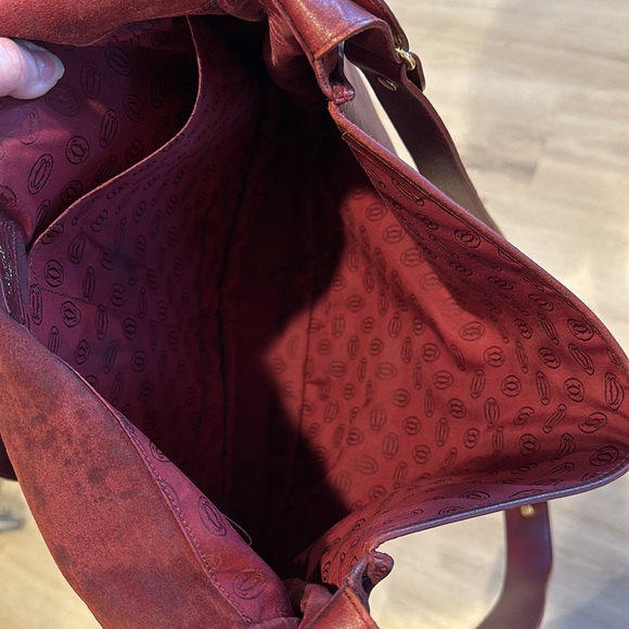 💕Vintage Large Cartier Bag 💕 Messenger Tote💕 - Picture 3 of 6